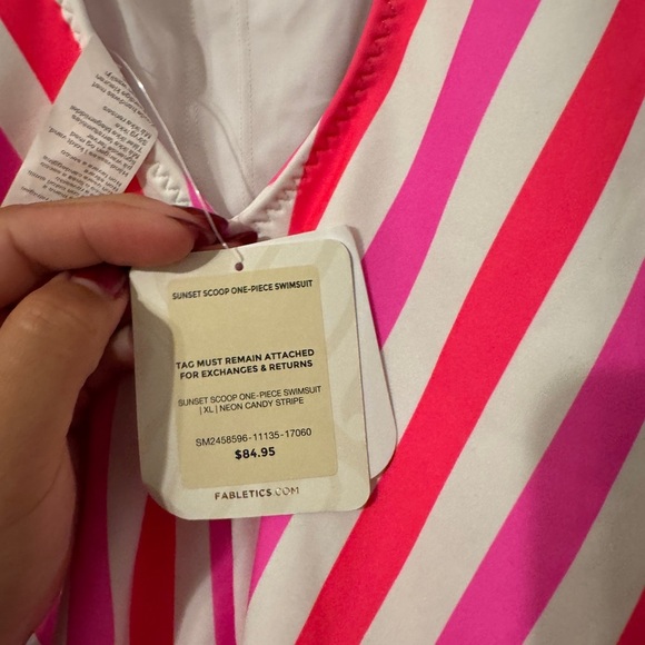 Fabletics Sunset Scoop One-Piece Swimsuit xl - Picture 7 of 7